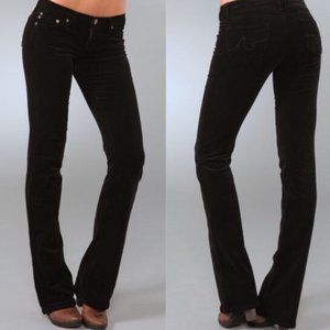 Adriano Goldschmied The Angel Black Bootcut Corduroy Pants | size 28R